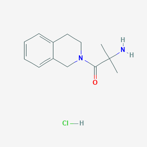 2-Amino-1-[3,4-dihydro-2(1H)-isoquinolinyl]-2-methyl-1-propanone hydrochloride