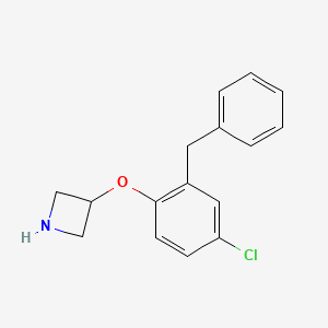 3-(2-Benzyl-4-chlorophenoxy)azetidine