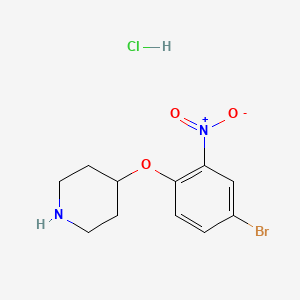 4-(4-Bromo-2-nitrophenoxy)piperidine hydrochloride