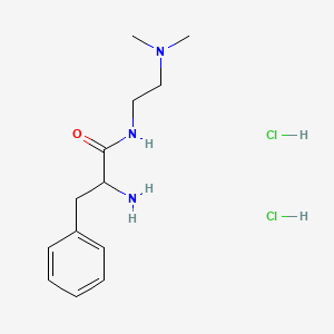 2-Amino-N-[2-(dimethylamino)ethyl]-3-phenylpropanamide dihydrochloride