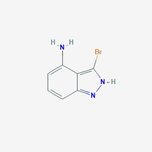 molecular formula C7H6BrN3 B152522 3-Bromo-1H-indazol-4-amine CAS No. 885521-25-5