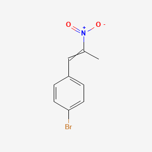 molecular formula C9H8BrNO2 B1525229 1-Bromo-4-(2-nitroprop-1-enyl)benzene CAS No. 21892-60-4
