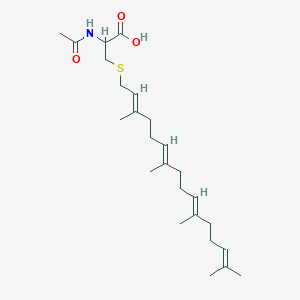 molecular formula C25H41NO3S B152524 N-Acetyl-S-geranylgeranyl-L-cysteine CAS No. 139332-94-8