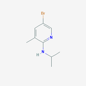 molecular formula C9H13BrN2 B1525249 5-Bromo-N-isopropyl-3-methyl-2-pyridinamine CAS No. 1219957-36-4