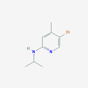 molecular formula C9H13BrN2 B1525250 5-bromo-N-isopropyl-4-methylpyridin-2-amine CAS No. 1219957-32-0