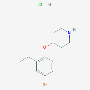 4-(4-Bromo-2-ethylphenoxy)piperidine hydrochloride