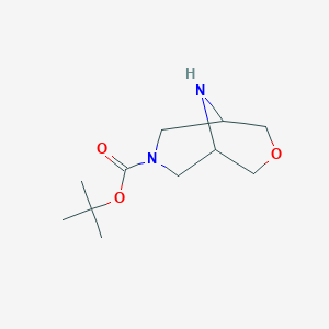 Tert-butyl 3-oxa-7,9-diazabicyclo[3.3.1]nonane-7-carboxylate