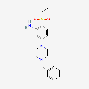 5-(4-Benzyl-1-piperazinyl)-2-(ethylsulfonyl)-phenylamine