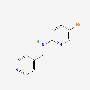 5-Bromo-4-methyl-N-(4-pyridinylmethyl)-2-pyridinamine