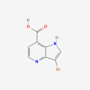 3-bromo-1H-pyrrolo[3,2-b]pyridine-7-carboxylic acid