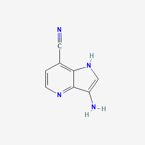3-amino-1H-pyrrolo[3,2-b]pyridine-7-carbonitrile