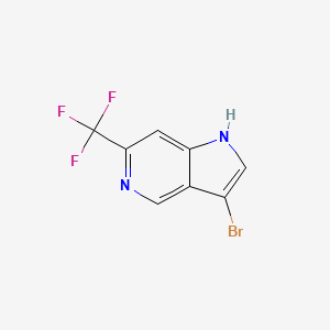 3-bromo-6-(trifluoromethyl)-1H-pyrrolo[3,2-c]pyridine