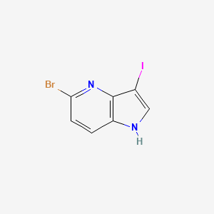 5-Bromo-3-iodo-1H-pyrrolo[3,2-b]pyridine