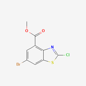 6-Bromo-2-chlorobenzothiazole-4-carboxylic acid methyl ester
