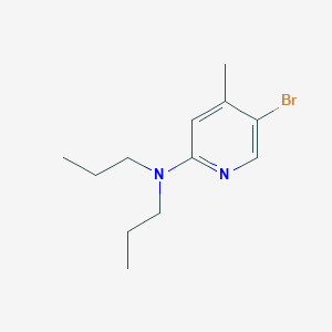 5-Bromo-4-methyl-N,N-dipropyl-2-pyridinamine