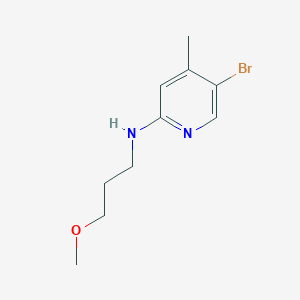 5-Bromo-N-(3-methoxypropyl)-4-methyl-2-pyridinamine