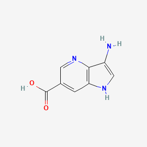 3-amino-1H-pyrrolo[3,2-b]pyridine-6-carboxylic acid