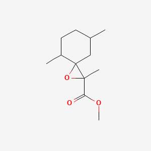 molecular formula C12H20O3 B15253201 Methyl 2,4,7-trimethyl-1-oxaspiro[2.5]octane-2-carboxylate 