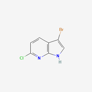 3-Bromo-6-chloro-1H-pyrrolo[2,3-b]pyridine