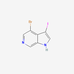 4-bromo-3-iodo-1H-pyrrolo[2,3-c]pyridine