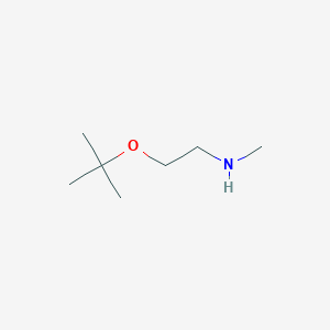 molecular formula C7H17NO B1525334 [2-(Tert-butoxy)ethyl](methyl)amine CAS No. 1008119-69-4