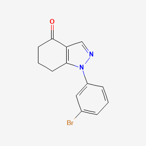 1-(3-bromophenyl)-4,5,6,7-tetrahydro-1H-indazol-4-one