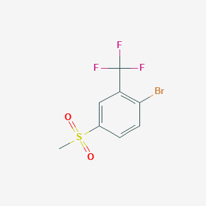 1-Bromo-4-methanesulfonyl-2-(trifluoromethyl)benzene