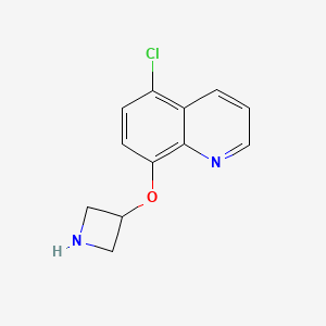 8-(3-Azetidinyloxy)-5-chloroquinoline