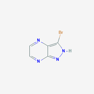 molecular formula C5H3BrN4 B152535 3-Bromo-1H-pyrazolo[3,4-B]pyrazine CAS No. 81411-68-9