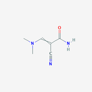2-Cyano-3-(dimethylamino)prop-2-enamide
