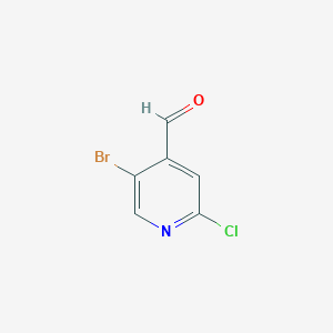 5-Bromo-2-chloropyridine-4-carbaldehyde