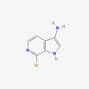 7-bromo-1H-pyrrolo[2,3-c]pyridin-3-amine