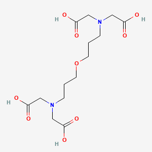 molecular formula C14H24N2O9 B15253625 Oxybis(trimethylenenitrilo)tetraacetic acid 