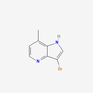 molecular formula C8H7BrN2 B1525365 3-bromo-7-methyl-1H-pyrrolo[3,2-b]pyridine CAS No. 1190312-48-1