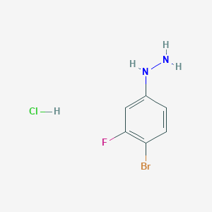 (4-Bromo-3-fluorophenyl)hydrazine hydrochloride