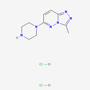 1-{3-Methyl-[1,2,4]triazolo[4,3-b]pyridazin-6-yl}piperazine dihydrochloride