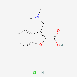 3-[(Dimethylamino)methyl]-1-benzofuran-2-carboxylic acid hydrochloride
