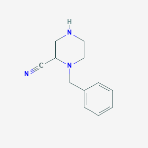 1-Benzylpiperazine-2-carbonitrile
