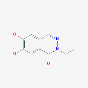 molecular formula C12H14N2O3 B15253897 2-Ethyl-6,7-dimethoxy-1,2-dihydrophthalazin-1-one 