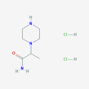 2-(Piperazin-1-yl)propanamide dihydrochloride