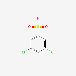 molecular formula C6H3Cl2FO2S B15253963 3,5-Dichlorobenzene-1-sulfonyl fluoride CAS No. 705-22-6