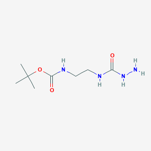 tert-butyl N-{2-[(hydrazinecarbonyl)amino]ethyl}carbamate