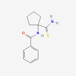 N-(1-carbamothioylcyclopentyl)benzamide