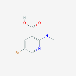 5-Bromo-2-(dimethylamino)pyridine-3-carboxylic acid