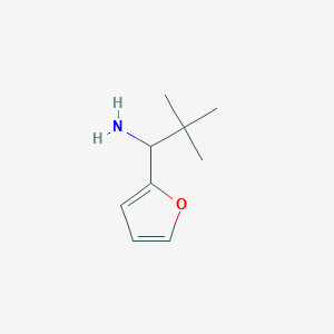 1-(Furan-2-yl)-2,2-dimethylpropan-1-amine