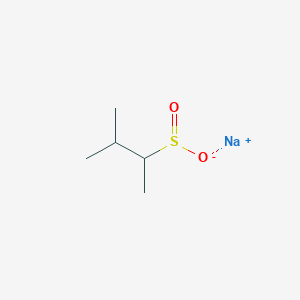 molecular formula C5H11NaO2S B15254118 Sodium 3-methylbutane-2-sulfinate 
