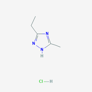 5-ethyl-3-methyl-1H-1,2,4-triazole hydrochloride