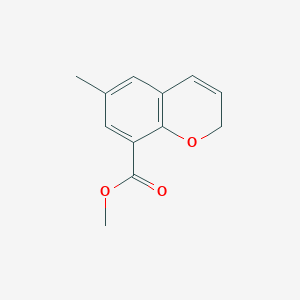 molecular formula C12H12O3 B15254137 methyl 6-methyl-2H-chromene-8-carboxylate 