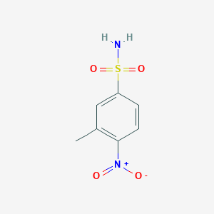 molecular formula C7H8N2O4S B1525425 3-Methyl-4-nitrobenzene-1-sulfonamide CAS No. 1250435-32-5