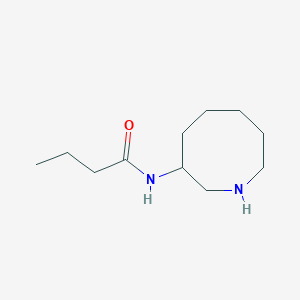 molecular formula C11H22N2O B15254336 N-(Azocan-3-yl)butanamide 